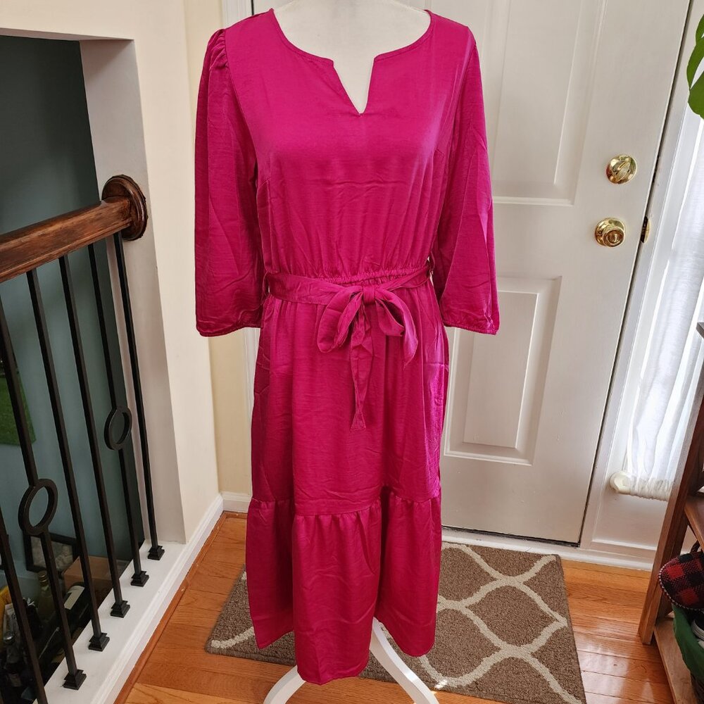 NWT Lucky Brand Women's Midi Dress Size M